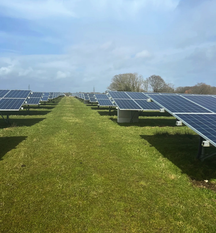 Solar PV system installation – BICS NW project